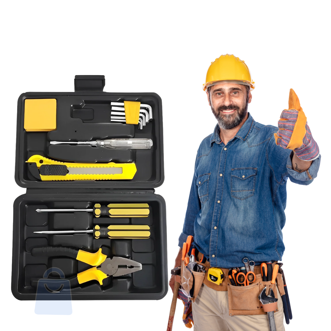 Kit de Ferramentas de Titânio com 12 peças e Estojo