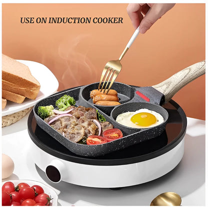 Frigideira antiaderente 3 furos, separador rápido – TecExpress