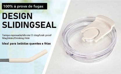 Copo térmico portátil Romantic Crown em aço inoxidável 1200ml/1,2L