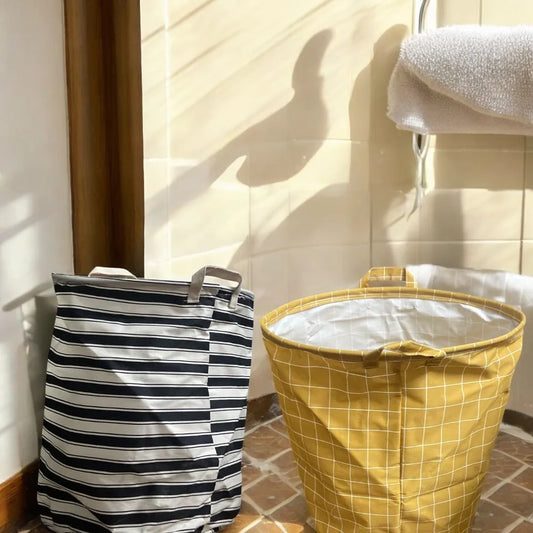 Cesto Organizador Roupa Suja e Brinquedo -Dobrável Com Alça Impermeavel Pratico