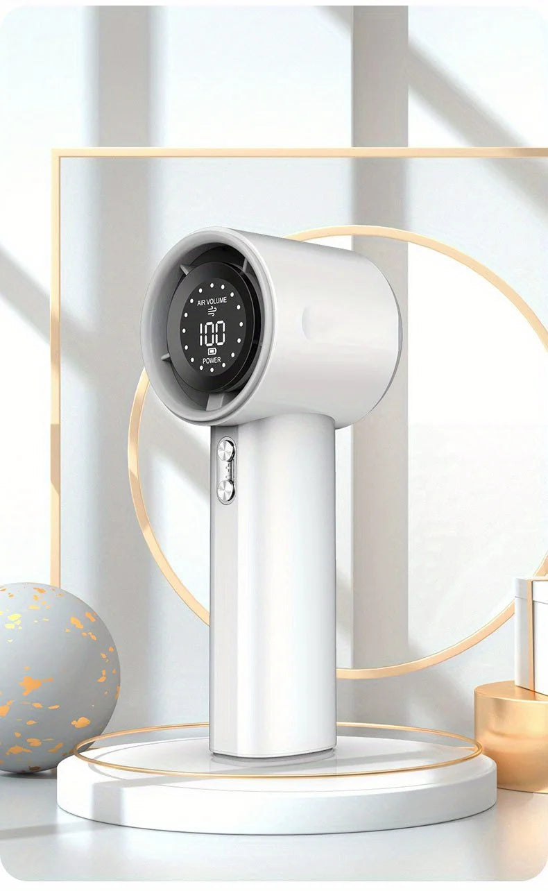 TurboFan Pro 4000mAh – Ventilação Extrema com Display Digital e 100 Níveis de Velocidade!