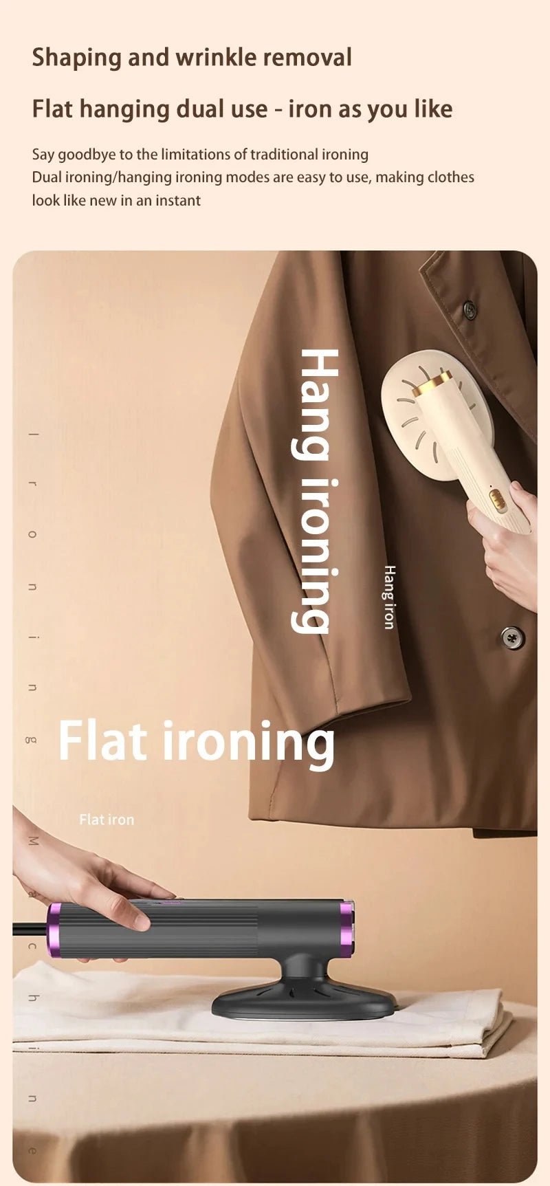 SteamGo USB – Vaporizador Portátil de Roupas