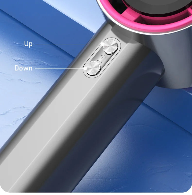 TurboFan Pro 4000mAh – Ventilação Extrema com Display Digital e 100 Níveis de Velocidade!