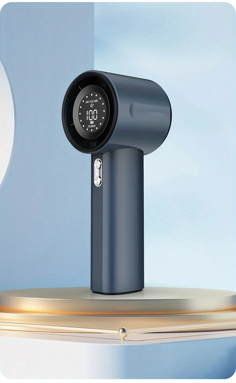 TurboFan Pro 4000mAh – Ventilação Extrema com Display Digital e 100 Níveis de Velocidade!