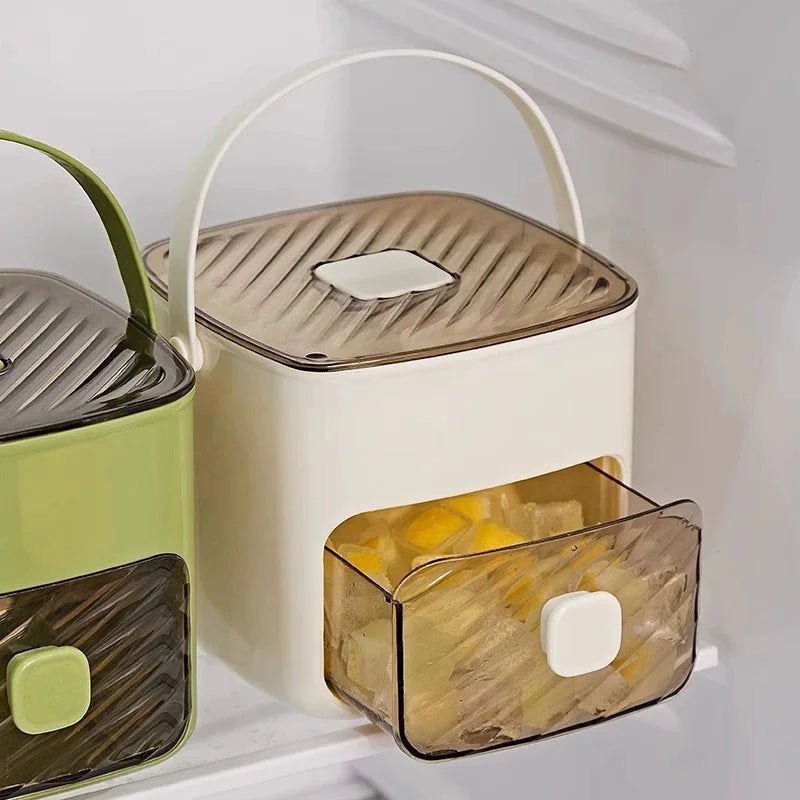 IceBox Premium 48 – Gelo Inteligente com Tampa e Reservatório-Solte os cubos com um toque e mantenha seu freezer organizado!