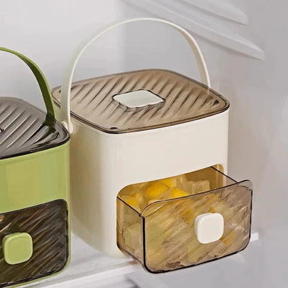 IceBox Premium 48 – Gelo Inteligente com Tampa e Reservatório-Solte os cubos com um toque e mantenha seu freezer organizado!