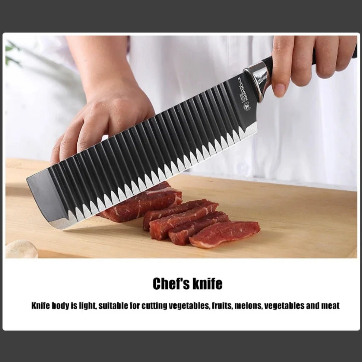 Conjunto de 6 facas de aço inoxidável