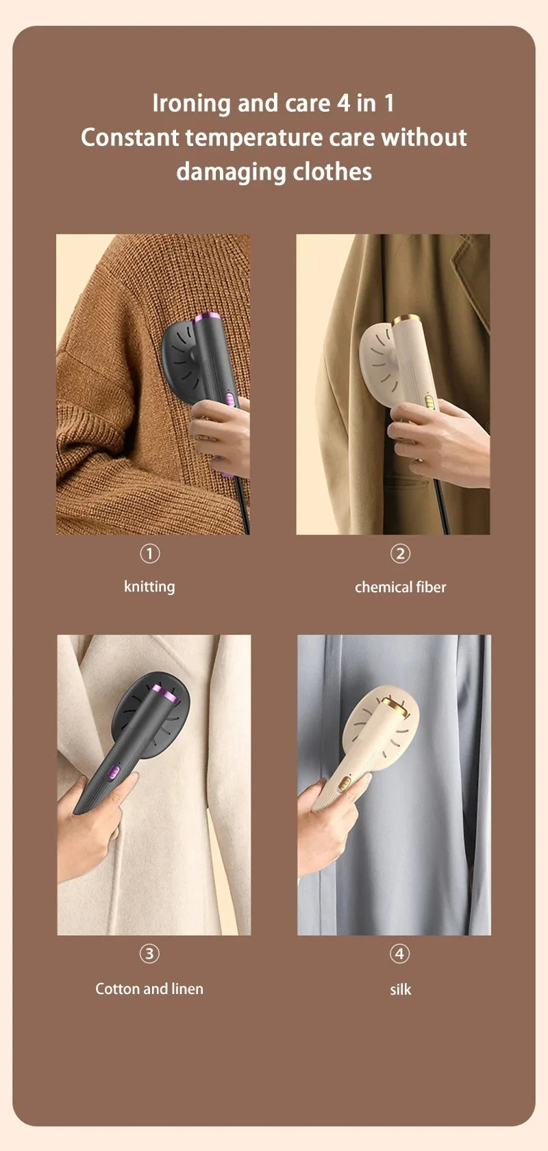 SteamGo USB – Vaporizador Portátil de Roupas