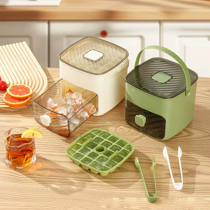 IceBox Premium 48 – Gelo Inteligente com Tampa e Reservatório-Solte os cubos com um toque e mantenha seu freezer organizado!