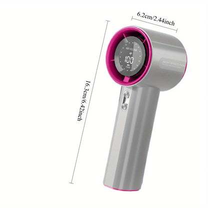 TurboFan Pro 4000mAh – Ventilação Extrema com Display Digital e 100 Níveis de Velocidade!