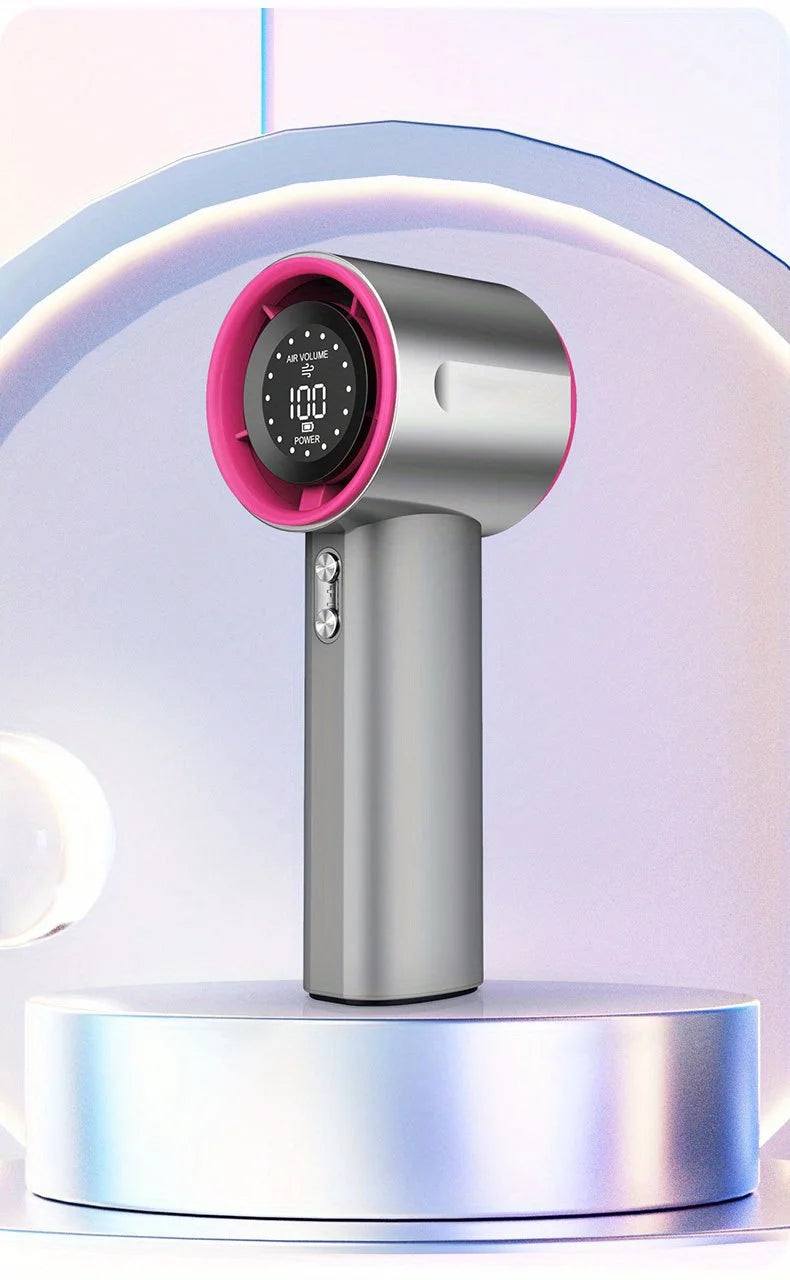 TurboFan Pro 4000mAh – Ventilação Extrema com Display Digital e 100 Níveis de Velocidade!