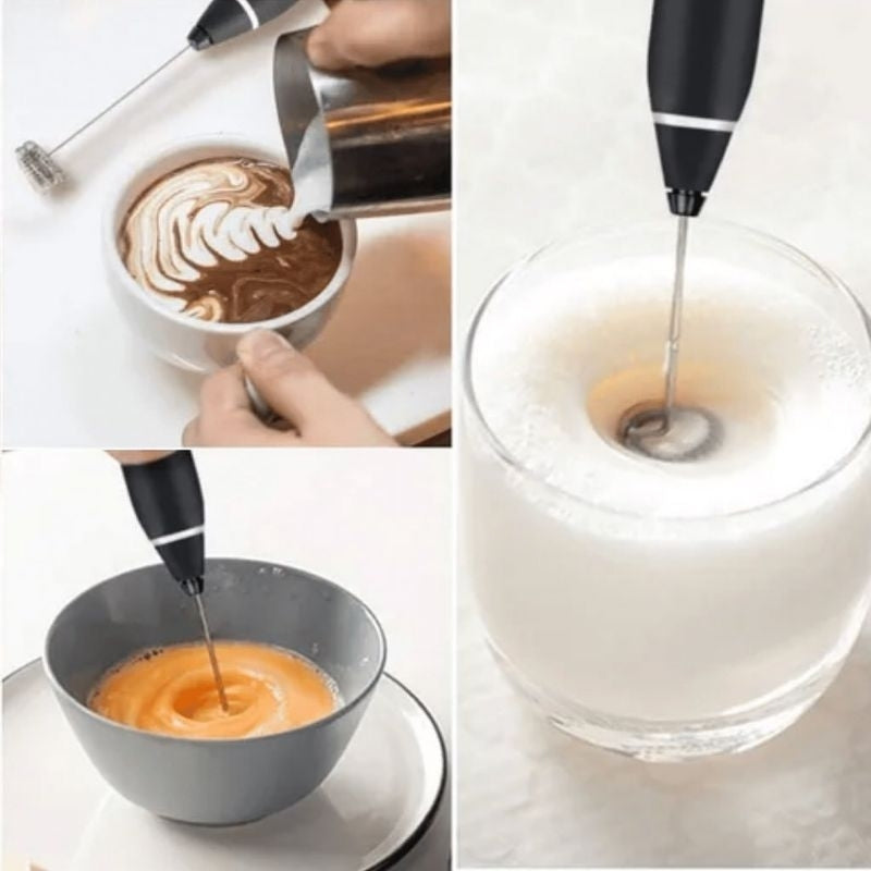 Batedor Elétrico Recarregável 2 em 1 para Ovos e Mais